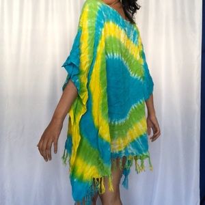 Tie dye beach coverup!